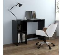 vidaXL Bureau d'ordinateur portable 102,5x35x75 cm Aggloméré Noir