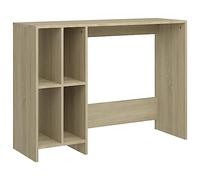 vidaXL Bureau d'Ordinateur Portable, Table d'Écriture, Table d'Ordinateur, Bureau d'Étude, Meuble de Salon, Chêne Sonoma Bois d'Ingénierie