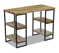 vidaXL Bureau en bois de manguier 110 x 50 x 76 cm