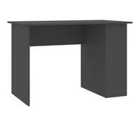 vidaXL Bureau Gris 110x60x73 cm Aggloméré Gris G