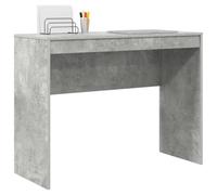 vidaXL Bureau Gris béton 100 x 40 x 76 cm, Bureau Compact, Style Moderne, Espace de Travail Ergonomique, Table d'écriture Pratique, Meuble Durable pour Petits espaces