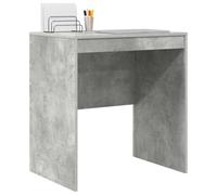 vidaXL Bureau Gris béton 70 x 50 x 76 cm | Simple, finition lisse, look moderne , MDF solide avec effet béton, super durable , Parfait pour écrire, étudier ou bosser