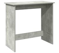 vidaXL Bureau gris béton 80x40x75 cm en bois d'ingénierie 860457