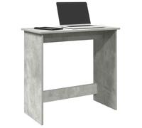 vidaXL Bureau gris béton 80x40x75 cm en bois d'ingénierie 860457