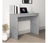 vidaXL Bureau 800382 Gris béton 90x40x72 cm en bois d'ingénierie