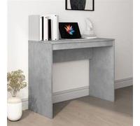 vidaXL Bureau Gris béton 90x40x72 cm Bois d'ingénierie 800382