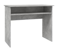 vidaXL Bureau Gris béton 90x50x74 cm Aggloméré