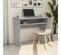 Bureau Gris béton 90x50x74 cm Aggloméré