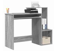 vidaXL Bureau Gris Sonoma 106 x 41 x 88.5 cm Bois d'ingénierie