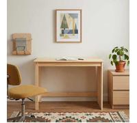 vidaXL Bureau Marron 112 x 50 x 75 cm Bois de Pin Massif, Bureau rectangulaire Minimaliste, Surface d'écriture Robuste, Table à la Maison, Meuble Moderne Compact