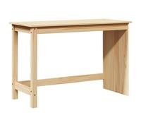 vidaXL Bureau Marron 112 x 50 x 75 cm Bois de Pin Massif 42032396