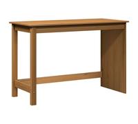 vidaXL Bureau Marron miel 112 x 50 x 75 cm Bois de Pin Massif