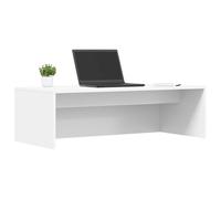 vidaXL Bureau Mural Blanc 100 x 45 x 30 cm Bois d'ingénierie, Bureau Flottant Moderne, en Bois Robuste, Espace de Travail stylé, Meuble Compact, Design rectangulaire
