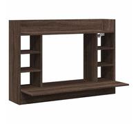 Vidaxl Bureau Mural Chêne Marron 105x48x75 Cm Bois D'ingénierie Marron
