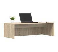 vidaXL Bureau Mural Chêne Sonoma 100 x 45 x 30 cm Bois d'ingénierie, Bureau Flottant Moderne, en Bois Robuste, Espace de Travail stylé, Meuble Compact, Design rectangulaire