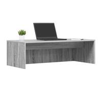 vidaXL Bureau Mural Gris Sonoma 100 x 45 x 30 cm Bois d'ingénierie, Bureau Flottant Moderne, en Bois Robuste, Espace de Travail stylé, Meuble Compact, Design rectangulaire