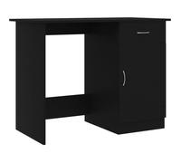 vidaXL Bureau Noir 100 x 50 x 76 cm Aggloméré