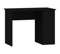 Vidaxl Bureau Noir 100x55x75 Cm Bois D'ingénierie Marron