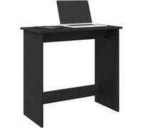 vidaXL Bureau noir 80x40x75 cm bois d'ingénierie, bureau, bureau d'étude,, bureau d'ordinateur, mobilier de bureau à 860455 Noir G