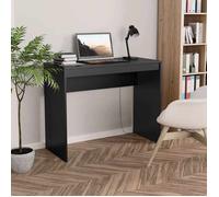 vidaXL Bureau Noir 90x40x72 cm Bois d'ingénierie 800379