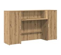 vidaXL Bureau de réception chêne artisanal 180×50×103,5 cm Bois ingénierie