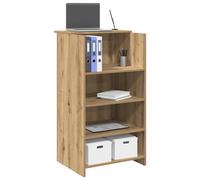 vidaXL Bureau de réception chêne artisanal 55×50×103,5 cm bois d'ingénierie 859023