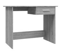 vidaXL Bureau Gris Sonoma 100x50x76 cm Bois composite