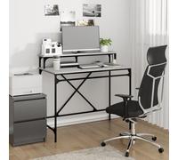 vidaXL Bureau sonoma gris 100x50x90 cm bois d'ingénierie et fer