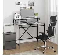 vidaXL Bureau sonoma gris 100x50x90 cm bois d'ingénierie et fer 826702