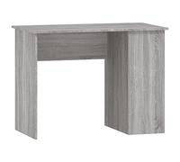 vidaXL Bureau Sonoma Gris 100x55x75 cm Bois d'ingénierie, Bureau d'ordinateur, Bureau Debout, Table d'écriture, Bureau d'étude