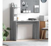 vidaXL Bureau Sonoma gris 102 x 50 x 124 cm Bois d'ingénierie 869359