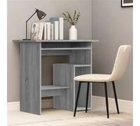 vidaXL Bureau Sonoma gris 80x45x74 cm Bois d'ingénierie Sonoma gris G