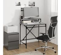 vidaXL Bureau sonoma gris 80x50x90 cm bois d'ingénierie et fer