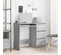 vidaXL Bureau Sonoma gris 90x45x76 cm Bois d'ingénierie 815508