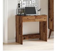 vidaXL Bureau style vieux bois 80 x 40 x 75 cm bois d'ingénierie