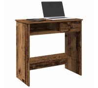vidaXL Bureau aspect bois ancien 80x40x75 cm Bois composite