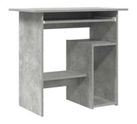 vidaXL Bureau, Table d'Ordinateur, Table d'Étude, Meuble de Salon Salle de Séjour Salle de Travail Maison Intérieur, Gris Béton Bois d’Ingénierie