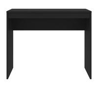 vidaXL Bureau, Table d'Ordinateur, Table d'Étude, Meuble de Salon Salle de Séjour Salle de Travail Maison Intérieur, Noir Bois d’Ingénierie