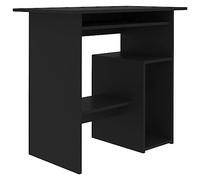 vidaXL Bureau, Table d'Ordinateur, Table d'Étude, Meuble de Salon Salle de Séjour Salle de Travail Maison Intérieur, Noir Bois d’Ingénierie