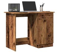 vidaXL Bureau vieux bois 100x50x76 cm bois d'ingénierie, table d'écriture, bureau avec tiroir, bureau d'ordinateur, tables 855954