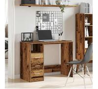 vidaXL Bureau vieux bois 102x50x76 cm bois d'ingénierie 855852