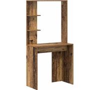 vidaXL Bureau vieux bois 78,5 x 37 x 154,5 cm Bois composite
