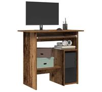 vidaXL Bureau Vieux bois 80x45x74 cm – Bois d'ingénierie Marron