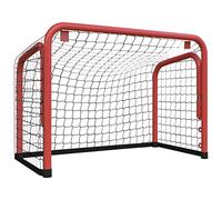 Vidaxl But De Hockey Avec Filet Rouge Et Noir 68x32x47 Cm