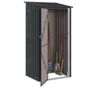 vidaXL Cabanons de Jardin Anthracite 103 x 86 x 200 cm Métал
