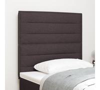 Vidaxl Cabeza De Cama Marron Foncé Tissu 90 Cm Tête De Lit Marron