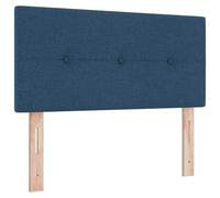 vidaXL Cabeza de lit LED capitonnée Bleue 80 cm en Tissu