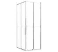 vidaXL Cabine de Douche Écran de Douche Paroi de Douche Salle de Bain Accessoire de Baignoire Installation d'Angle Intérieur 151846