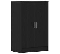 vidaXL Armoire à chaussures chêne noir 60x35x92 cm bois d'ingénierie
