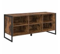 vidaXL Cabinet à chaussures avec stockage Chêne Fumé 60 x 35 x 44 cm